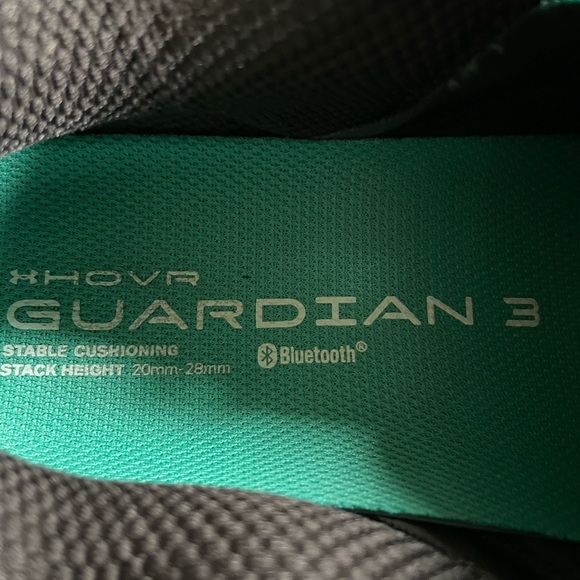Woman’s Under  Armour HOVR Guardian running shoes size 8.5 Teal Blue/green - Picture 4 of 7